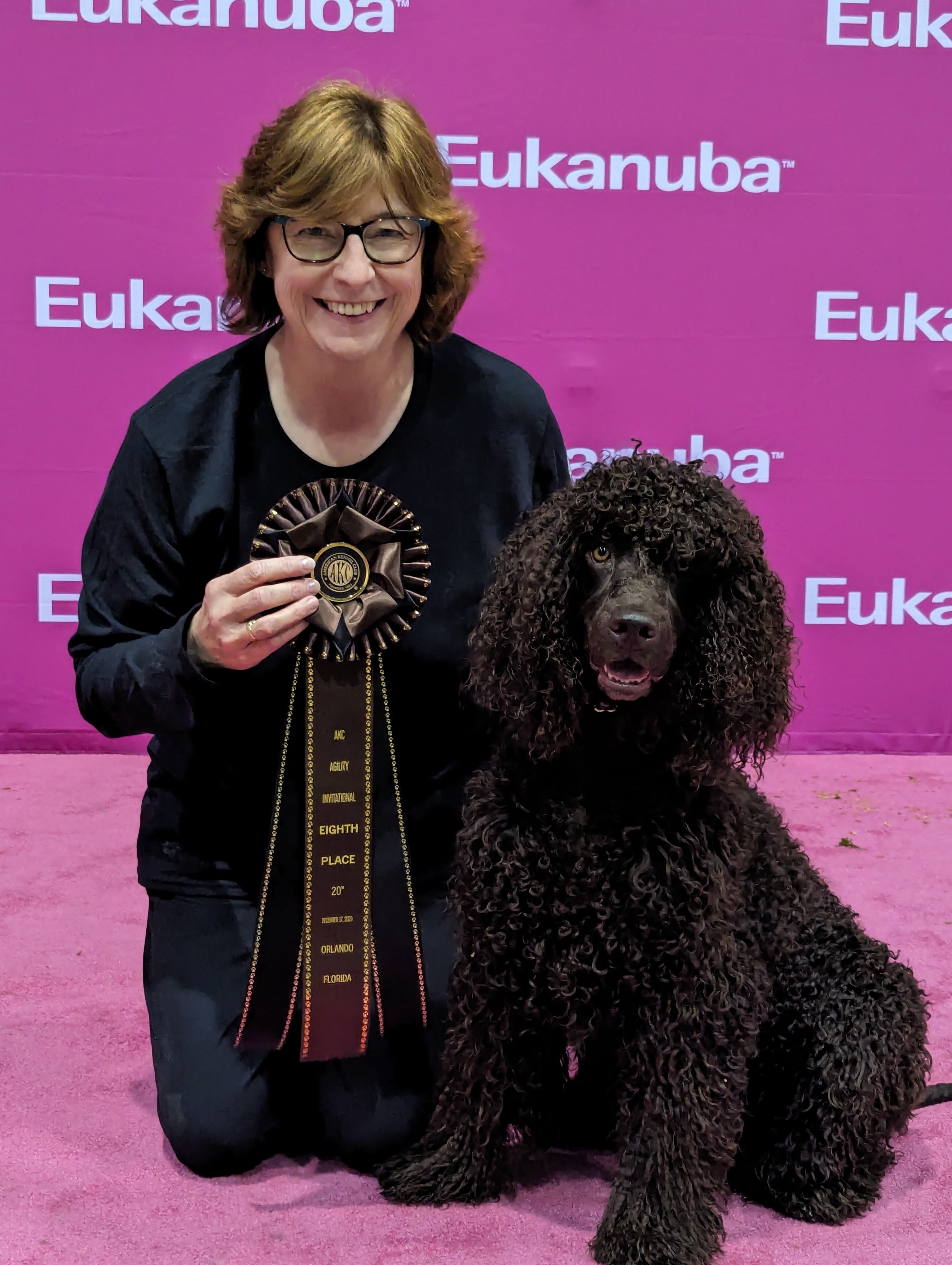 Polly - Finishes 8th at AKC Agility Invitational